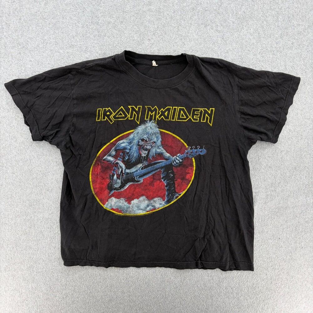 Vintage 2007 Iron Maiden Eddie Short Sleeve T Shirt Men's Medium Rock Metal Y2K